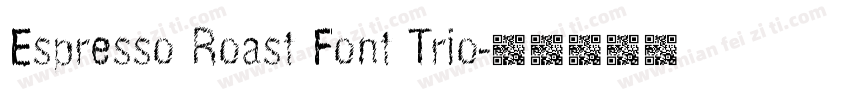 Espresso Roast Font Trio字体转换
